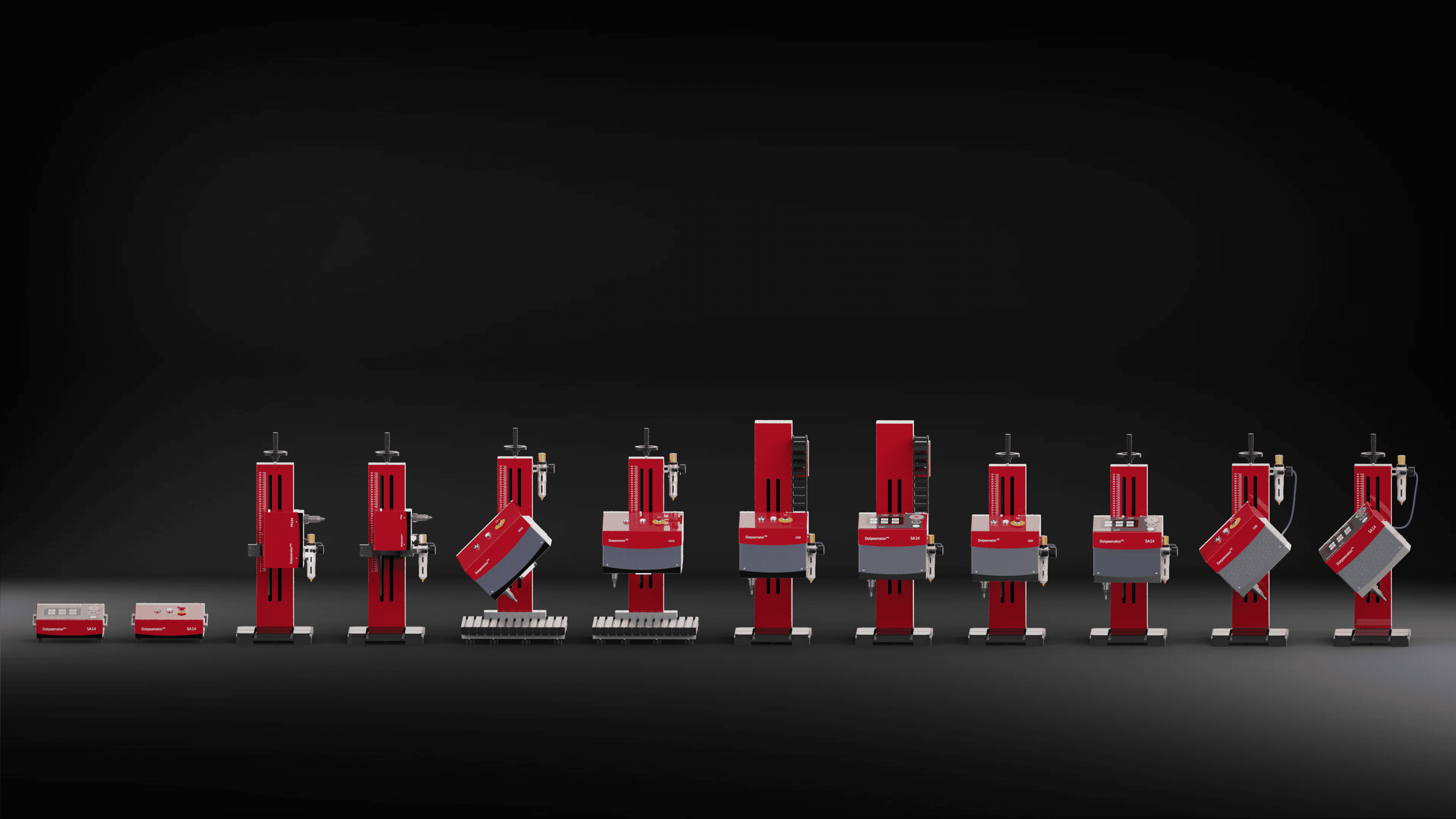 Dotpeenatör Masaüstü koleksiyonu render.